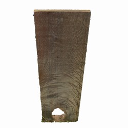 Planche ébène verte ondée