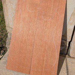 Table Bois Grage Rose