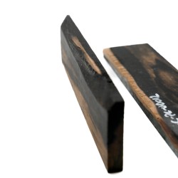 Plaquettes ébène blanc