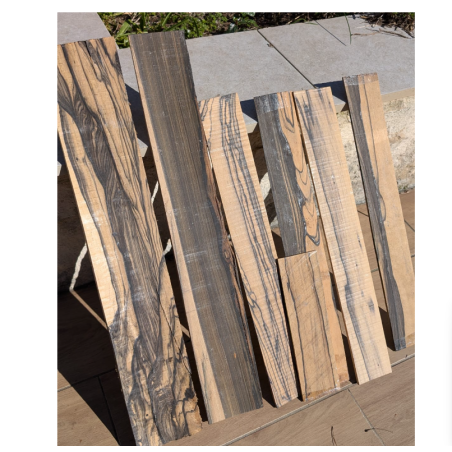 Lot ebene blanc défauts