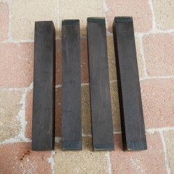 Carrelet ébène d'Inde noir