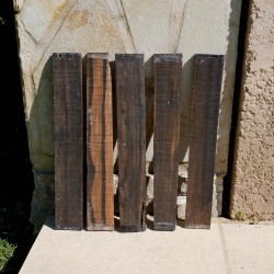 Lot 5 planchettes ébène