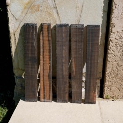 Lot 5 planchettes ébène